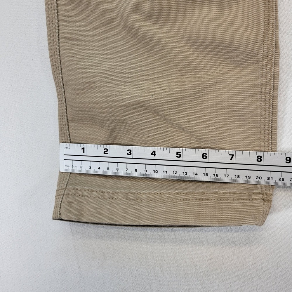 Duluth Trading Co Fire Hose Pants Mens 32x30 Tan Straight Coolmax Canvas Utility - Picture 10 of 11